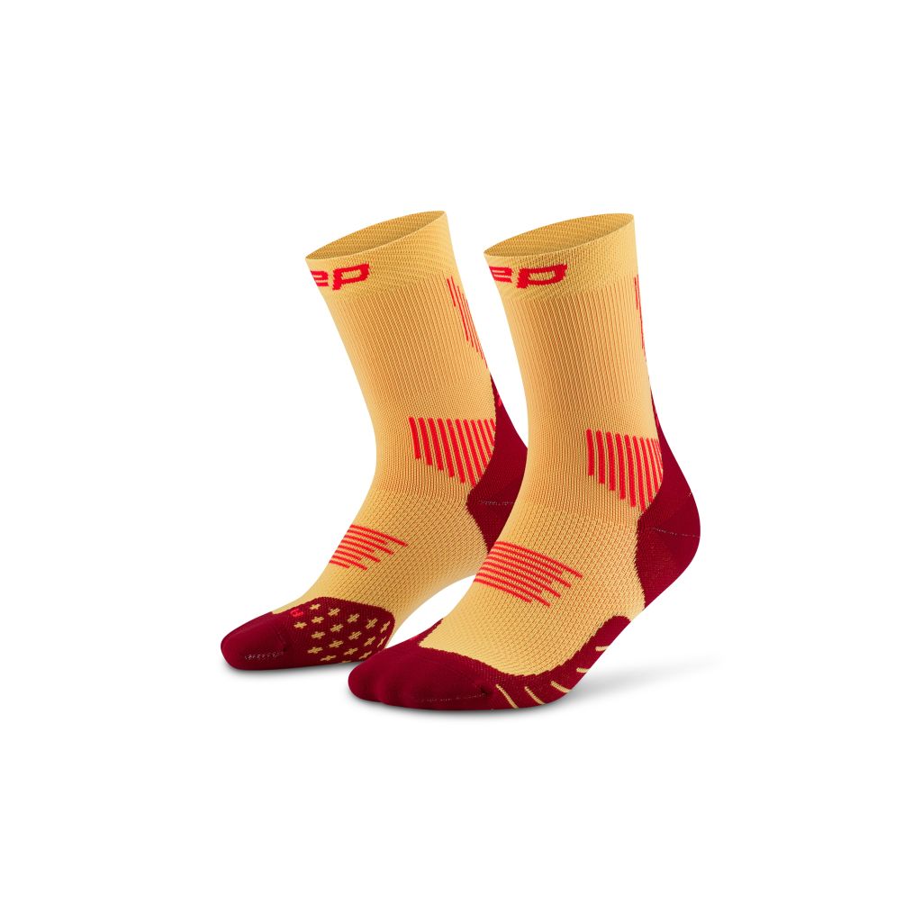 Cep Core Run Mid Cut Socks 5.0 Bekleidung Damen orange