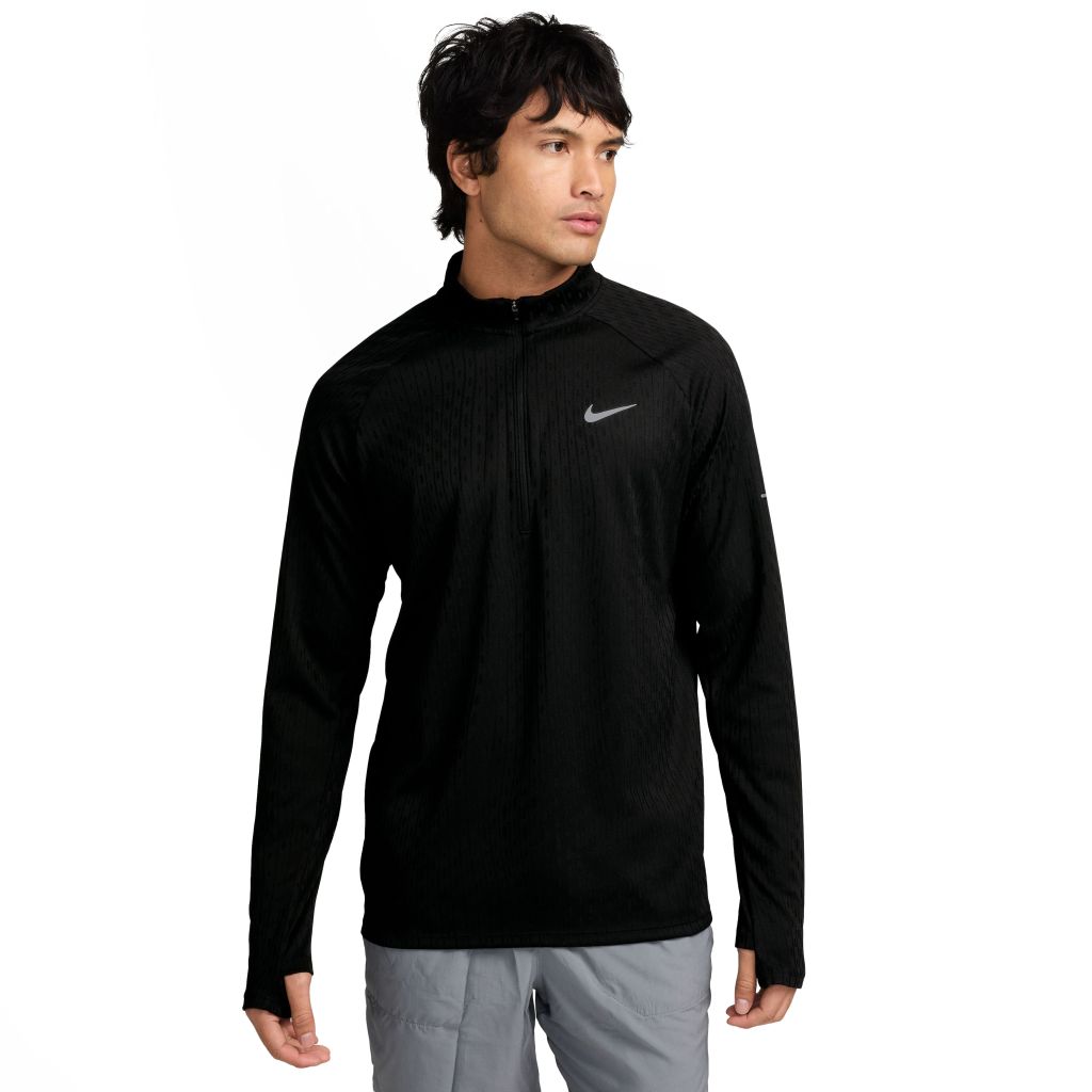 Nike Stride Long Sleeve Top Bekleidung Herren black